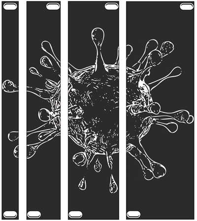 Blank Panels for Eurorack LMTD Virus Edition