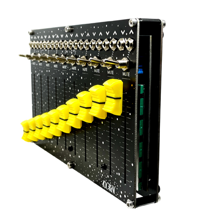 10CHAN Active Faderbank for Eurorack Synthesizer & Desktop