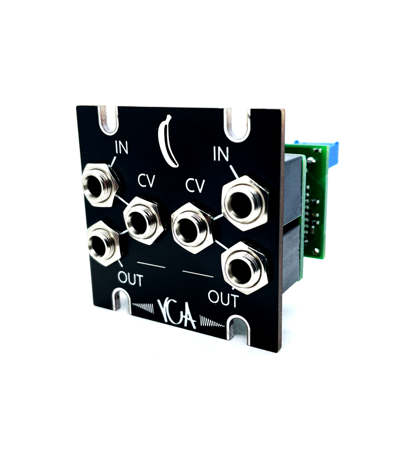 Dual VCA 1U for Eurorack Synthesizer