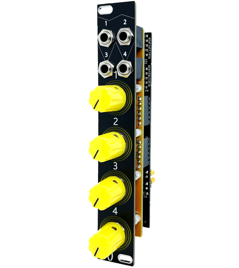 4FO - Simple Quad LFO for Eurorack Synthesizer