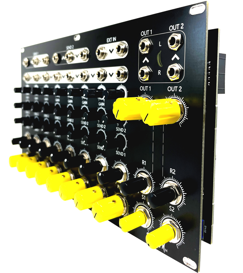 8CHAN M - 8 Channel Stereo Mixer for Eurorack Synthesizer