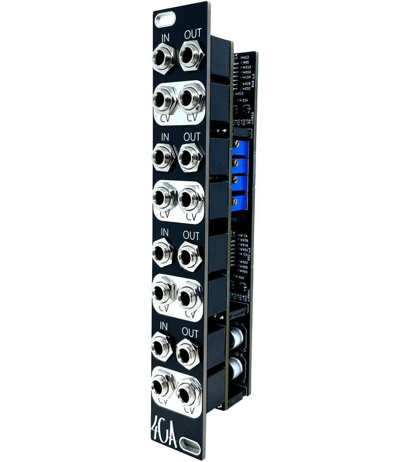 4CA - Quad VCA for Eurorack Synthesizer