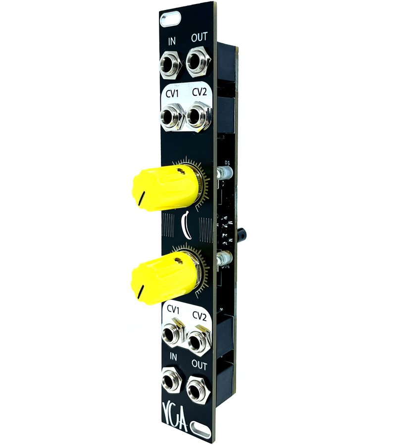 Dual VCA V2 for Eurorack Synthesizer