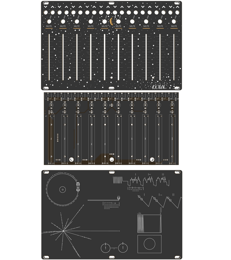 10CHAN DIY - Voltage Source & Faderbank for Desktop or Eurorack Synthesizer