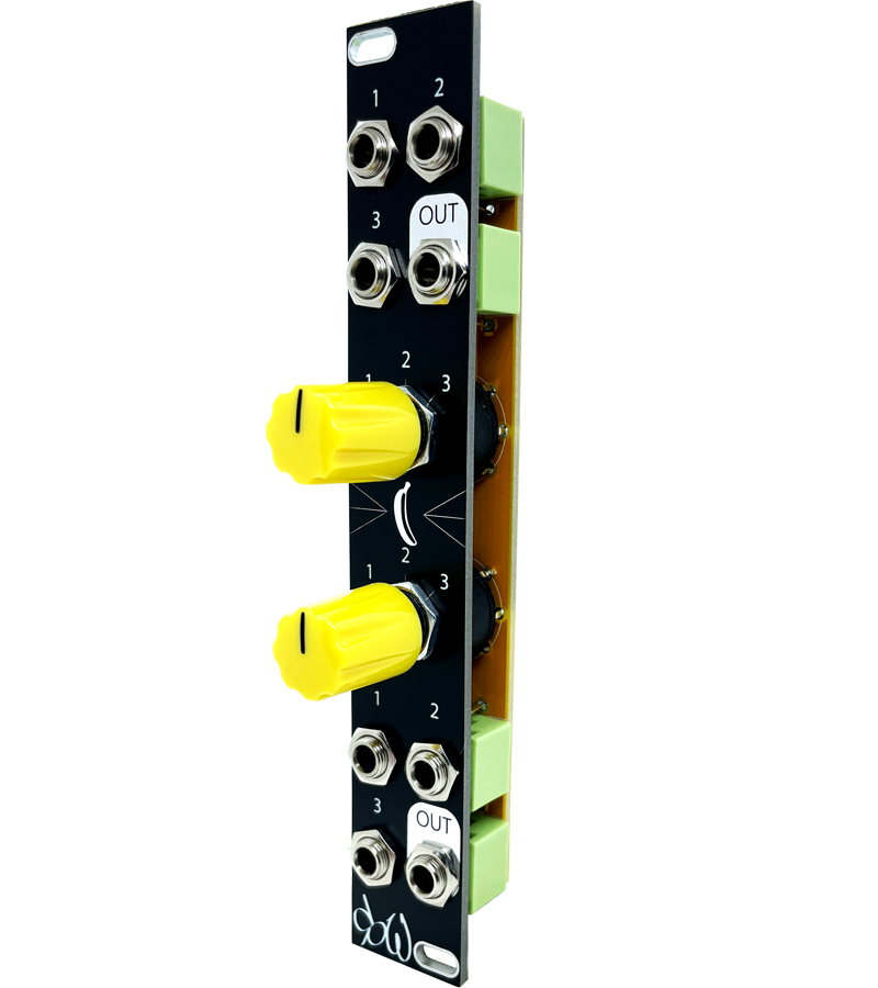 SW - Dual dual manual Switch for Eurorack Synthesizer