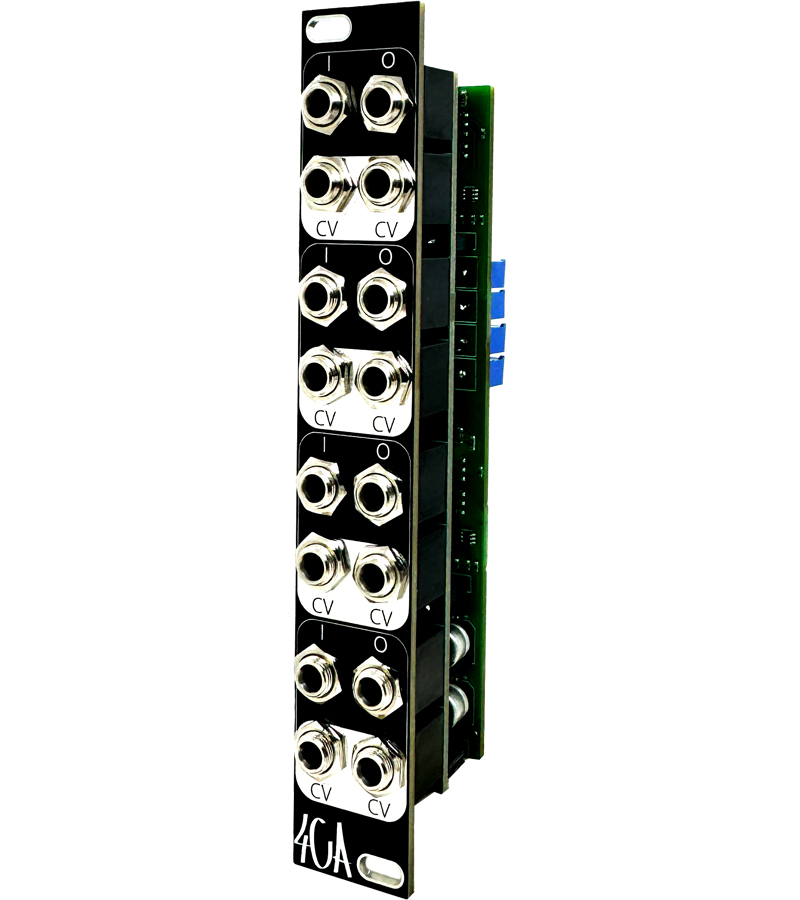 4CA - Quad linear VCA for Eurorack Synthesizer