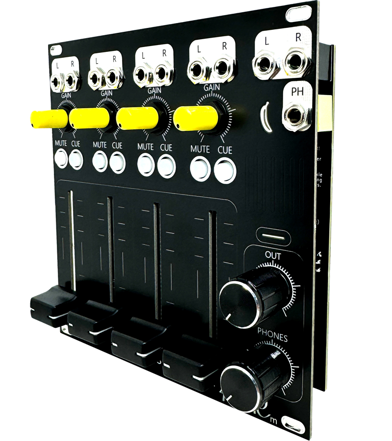 4FadeM - 4 Channel Stereo Mixer for Eurorack Synthesizer